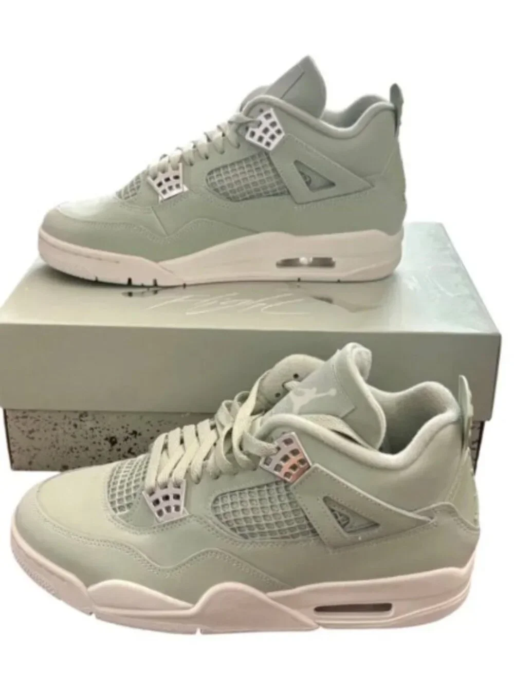 Air Jordan 4 Retro Abundance Seafoam